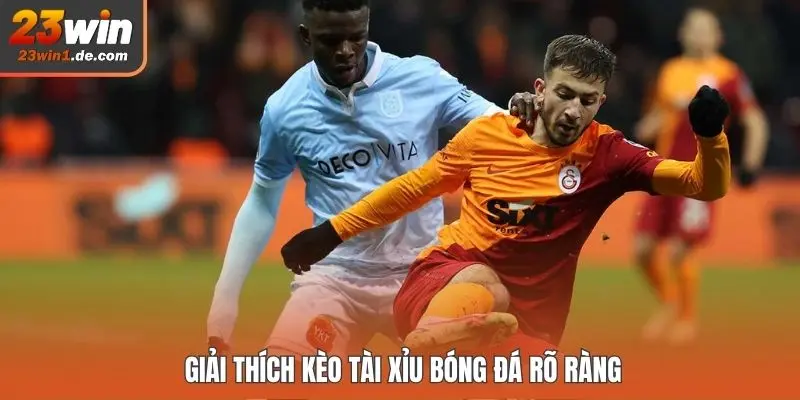 Giải thích kèo tài xỉu bóng đá rõ ràng